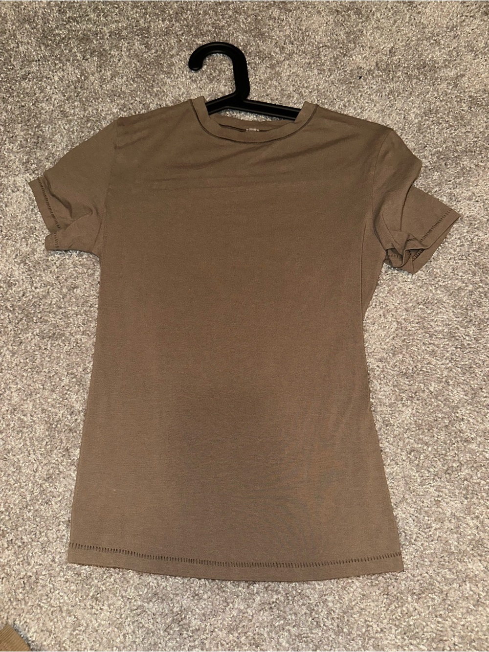 SKIMS cotton jersey short sleeve dusty brown